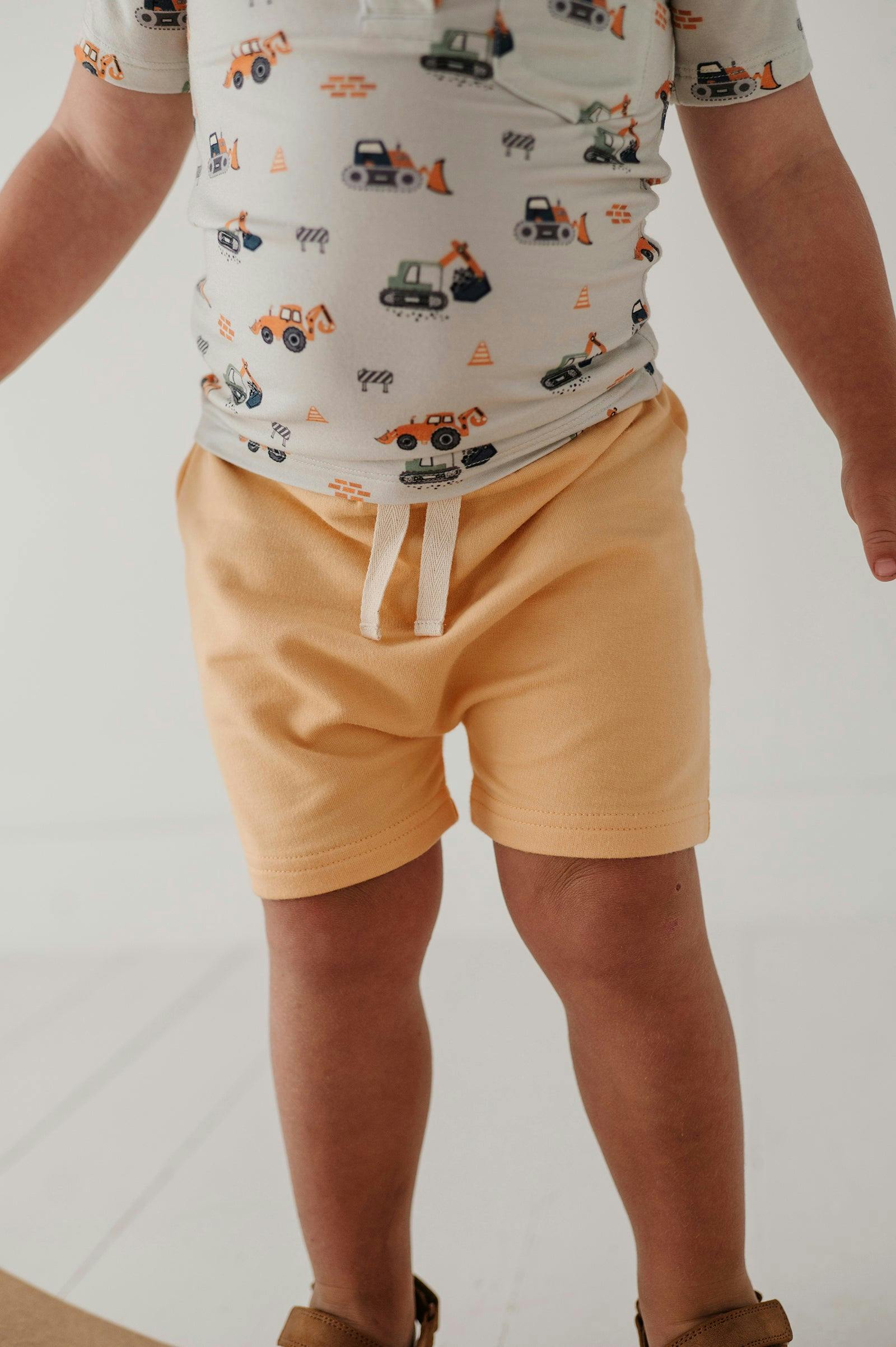 Boys Harem Shorts in Desert Mist