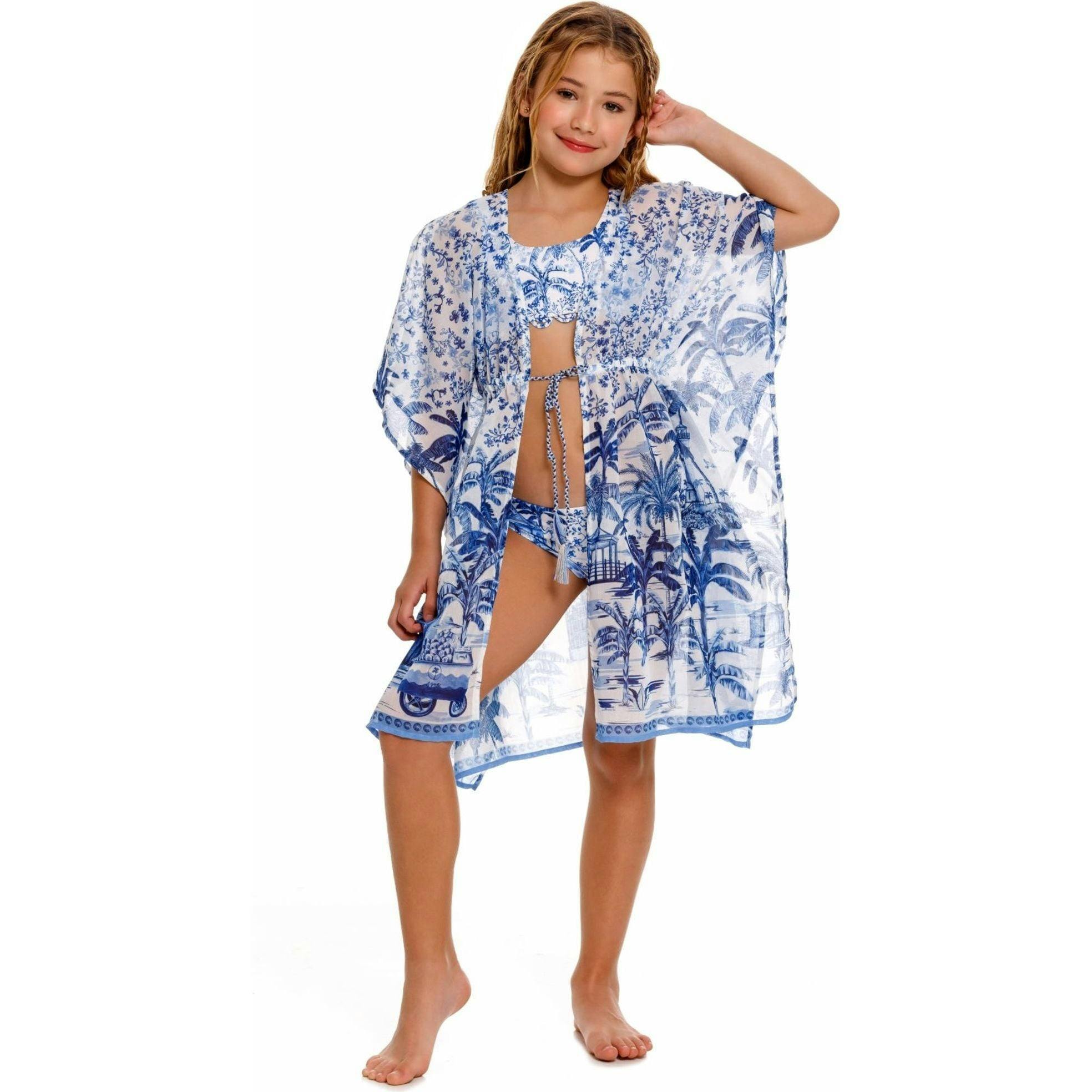 Luciana Kids' Tunic Cover Up, Multi