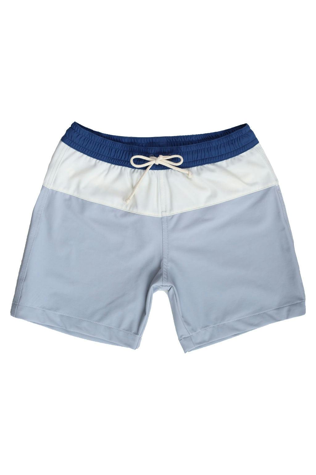 Harry Swim Shorts Cloud Grey And Space Blue