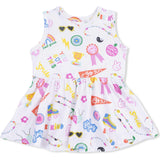 Girl Power - Peplum Tank Top and Bike Short