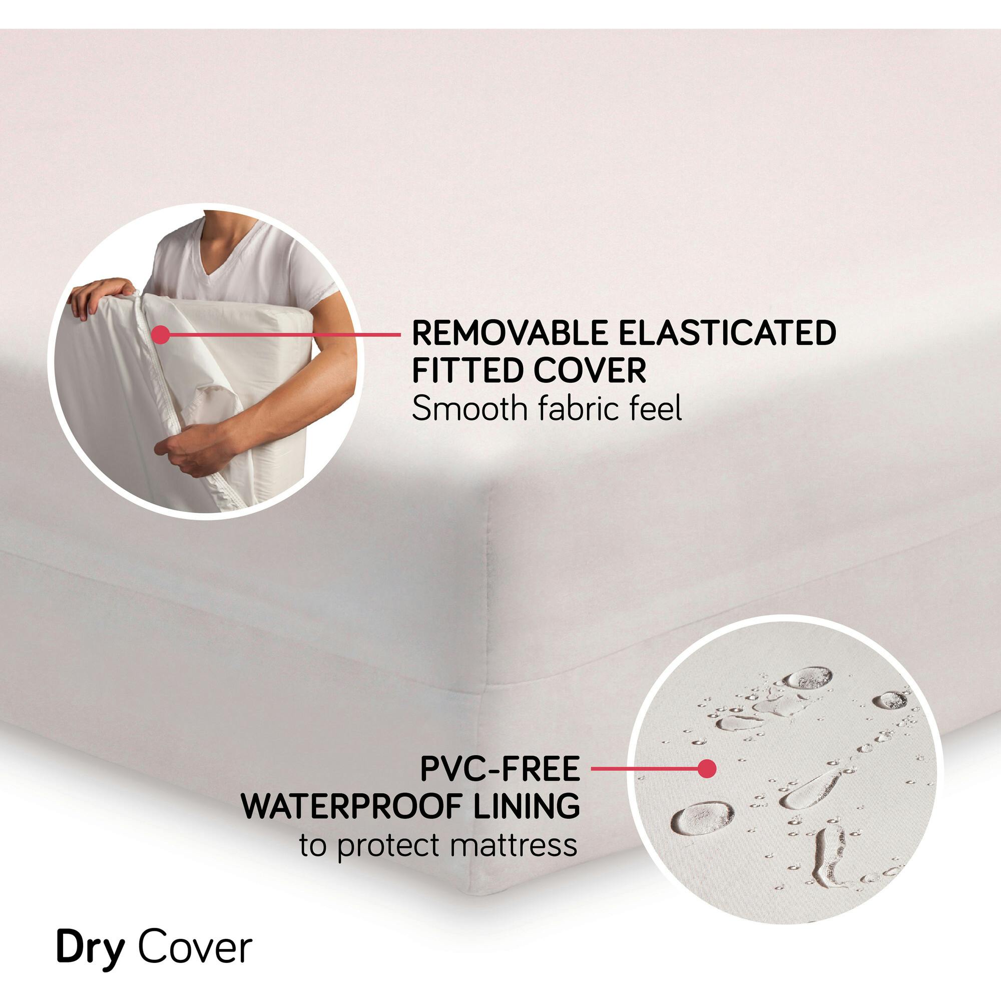 Pure Core Crib Mattress & Dry Waterproof Cover