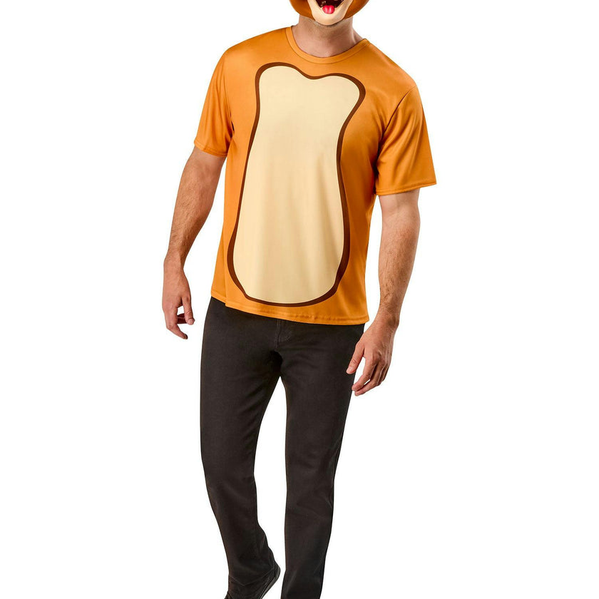 Men's Tom and Jerry Ben Cooper Jerry T-Shirt and Half Mask