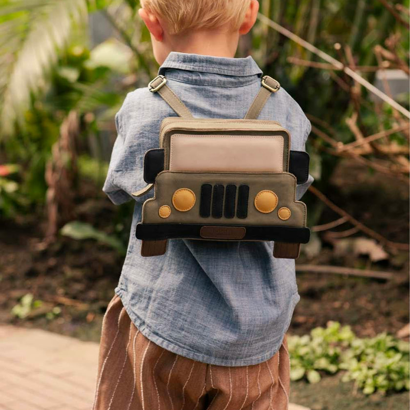 Bazzie Backpack | Jeep | Stone Nubuck