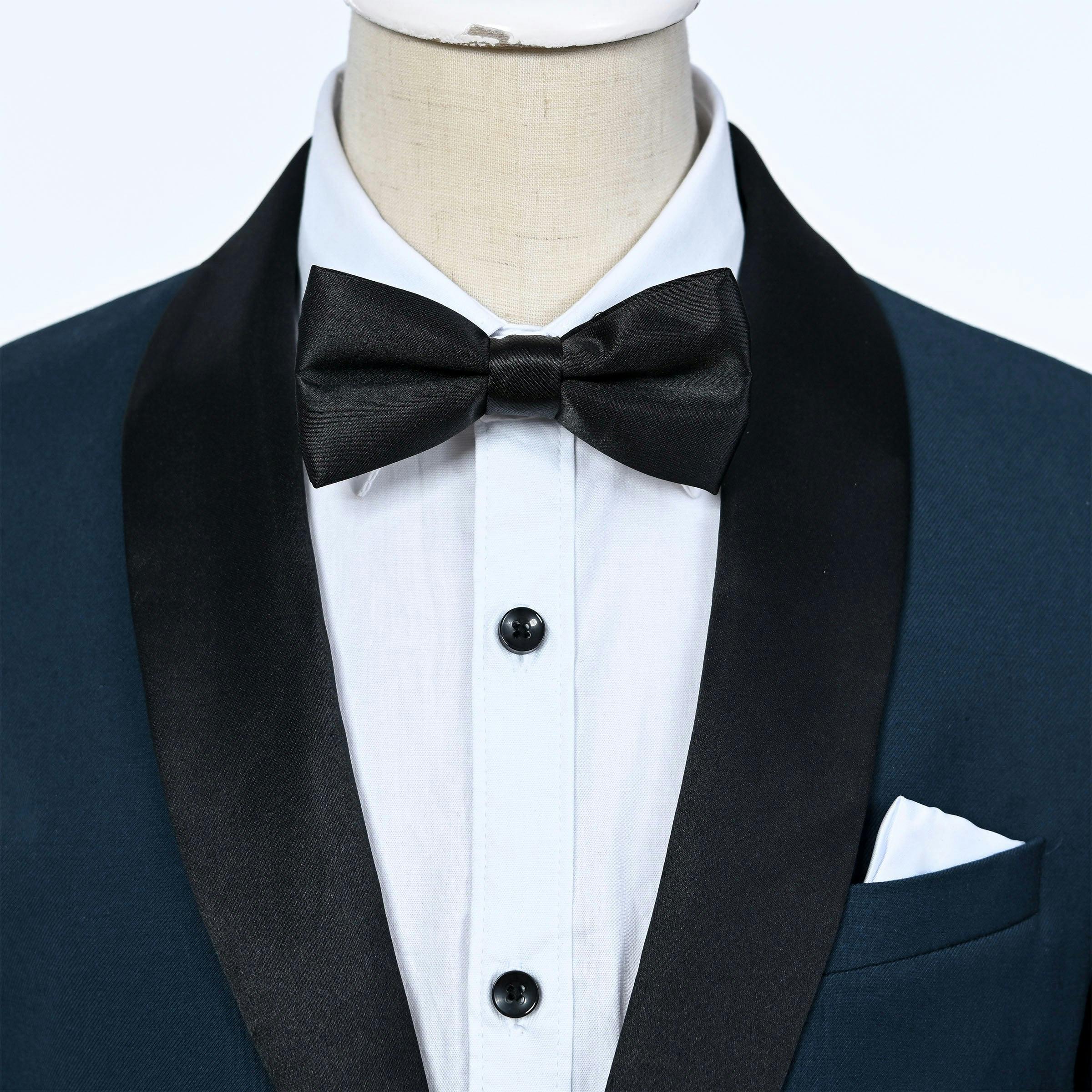 Navy Moustache Shawl Lapel Tuxedo Set
