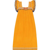 Women's Maxi Sandrine Embroidered Dress, Yellow