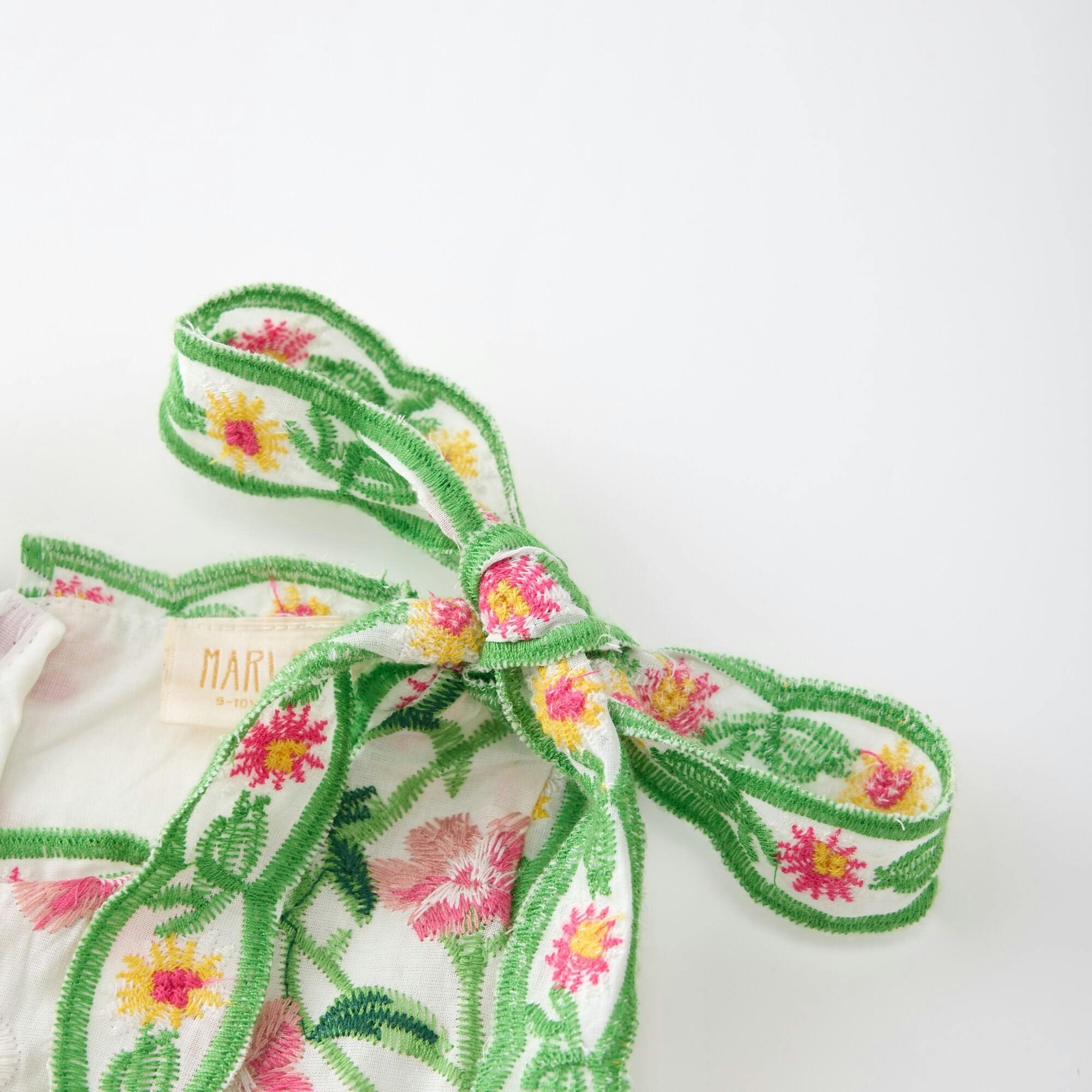 Kaylee Cotton Embroidered Mini Dress