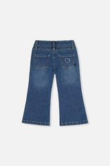 Boot Leg Jeans Navy Blue Denim