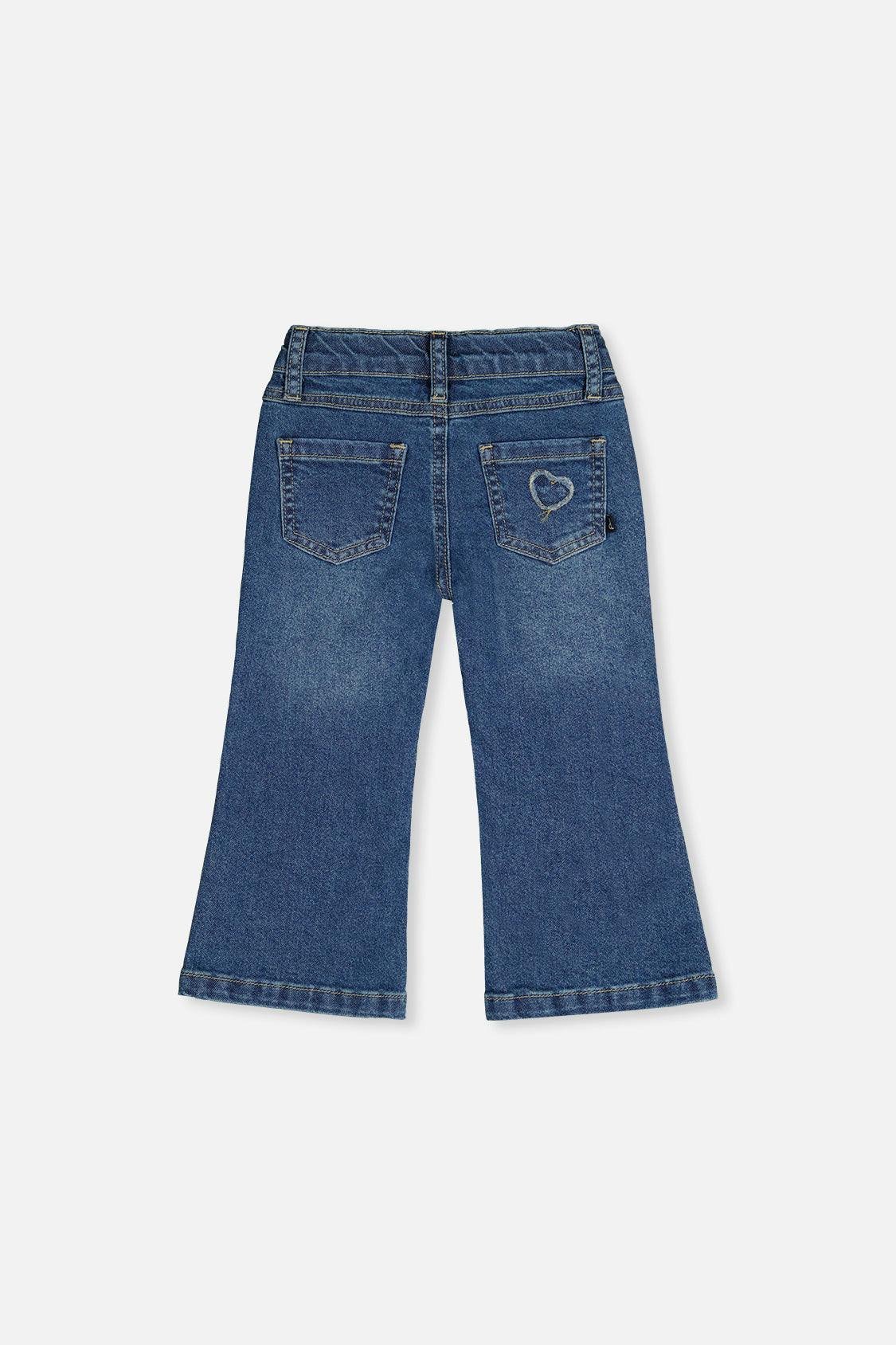 Boot Leg Jeans Navy Blue Denim