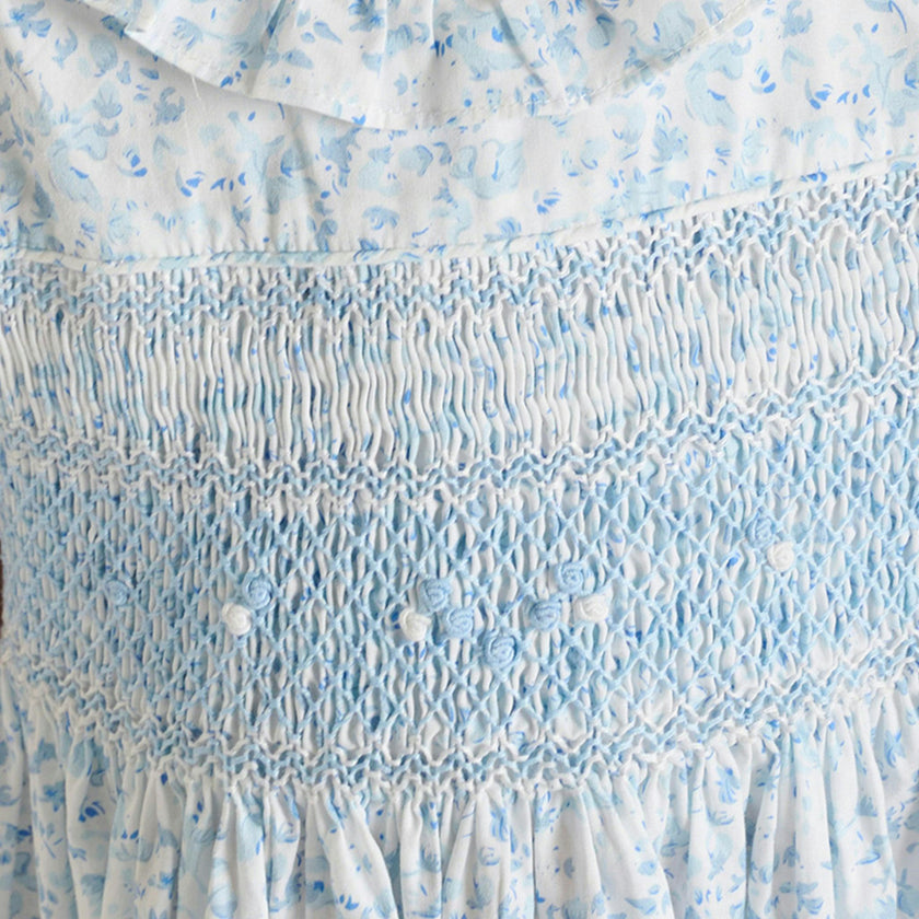 Hand-Smocked Girls Dress - Charlotte