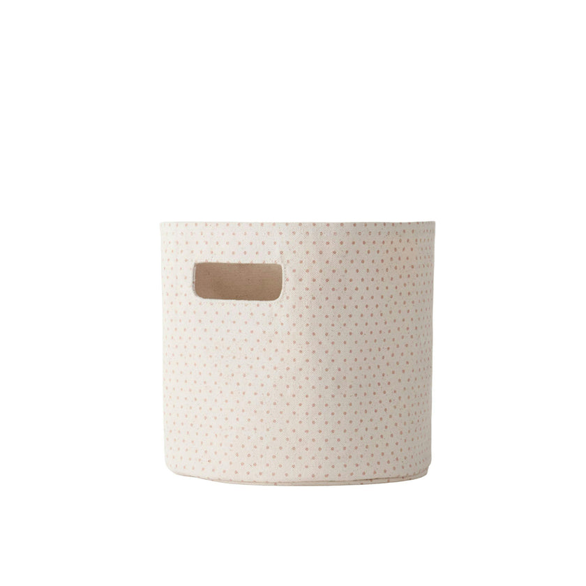 Printed Basket Mini - Pin Dot Peony