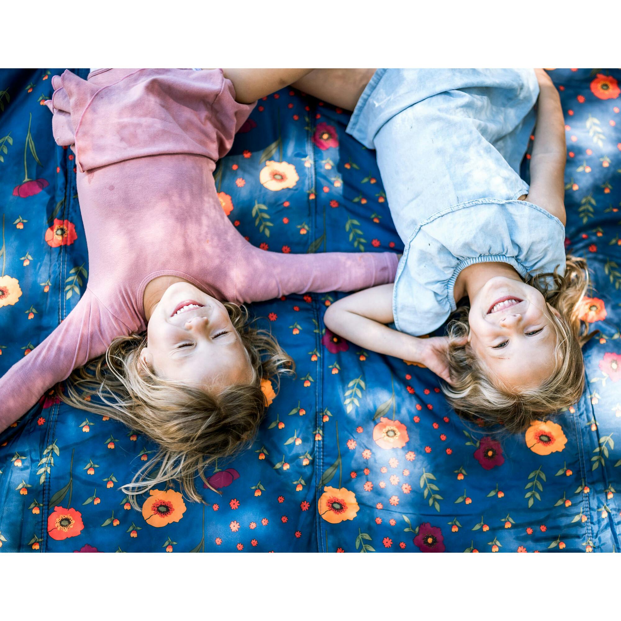 Outdoor Blanket - Midnight Poppy