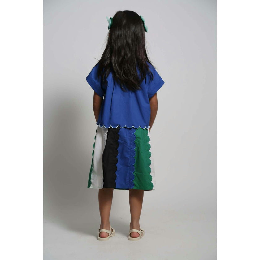 LAUREL SCALLOPED SUMMER SKIRT