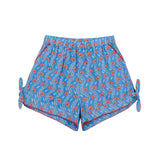 Girls Blue Primrose Tie-Knot Short