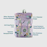 Sleep-N-Pack: Packable Sleeping Bag, Little Kid 3-6 yrs - Princesses