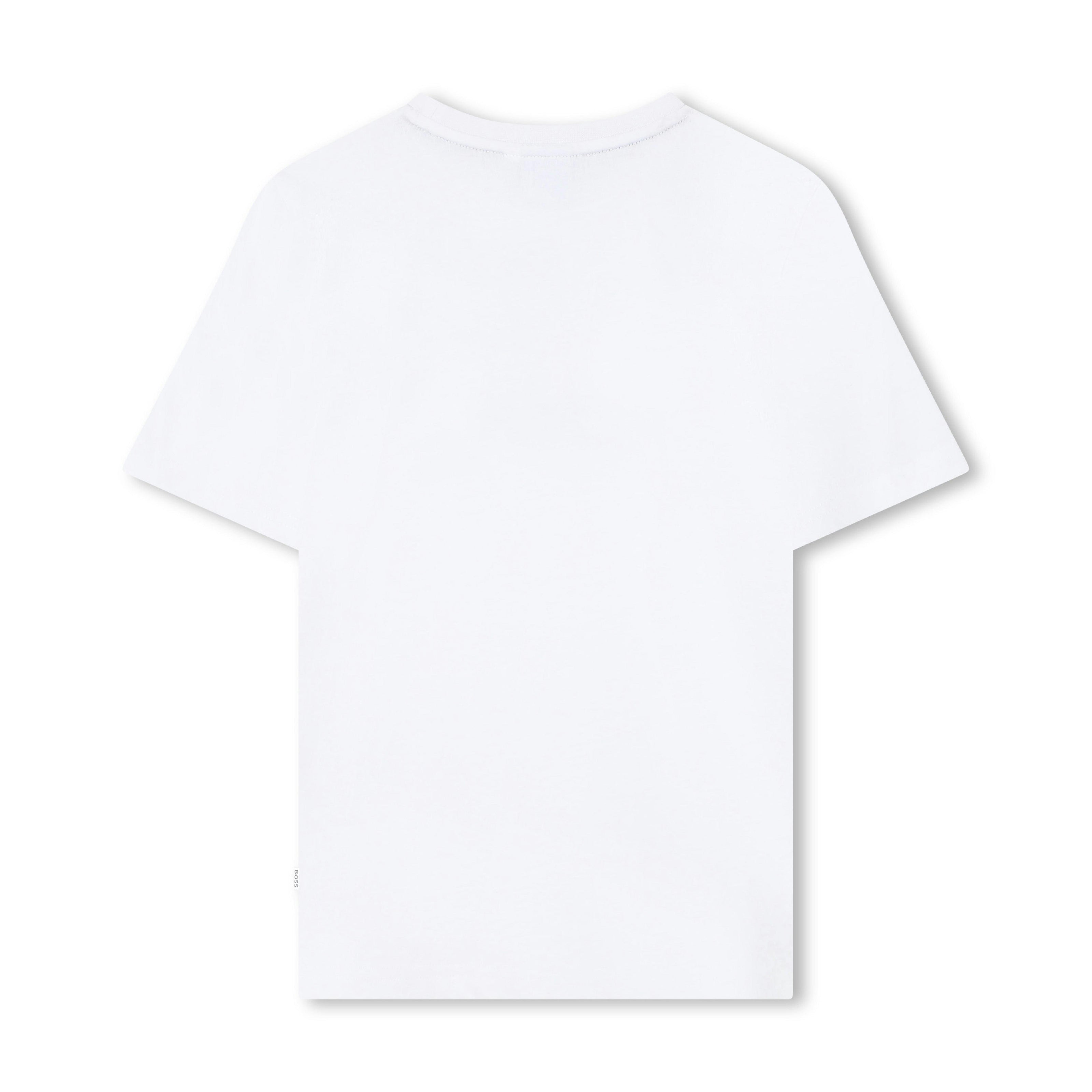 White Multi-Tone Graphic T-Shirt