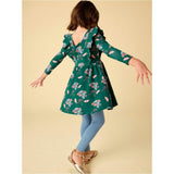 Ruffle Shoulder Ballet Dress, Multi