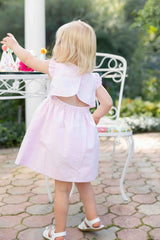 Seersucker Dress with Cupcakes