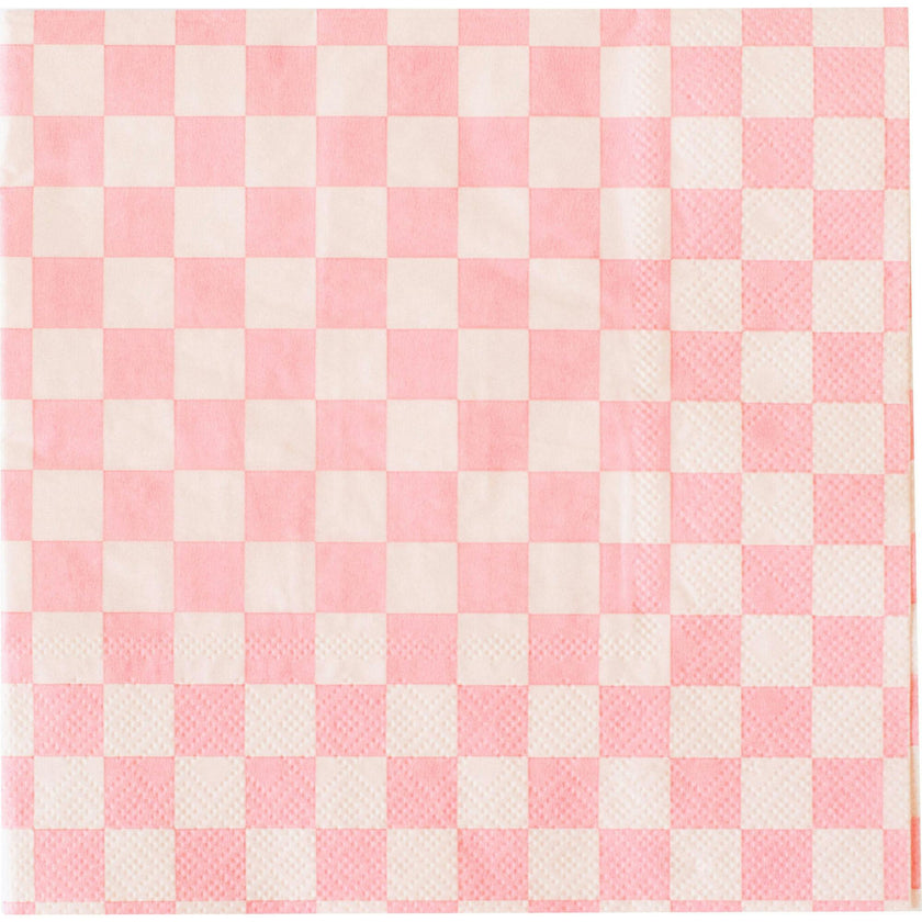 Check It! Tickle Me Pink Cocktail Napkins