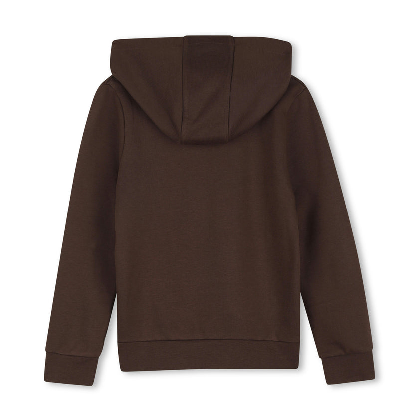 Brown Fleece Hoodie