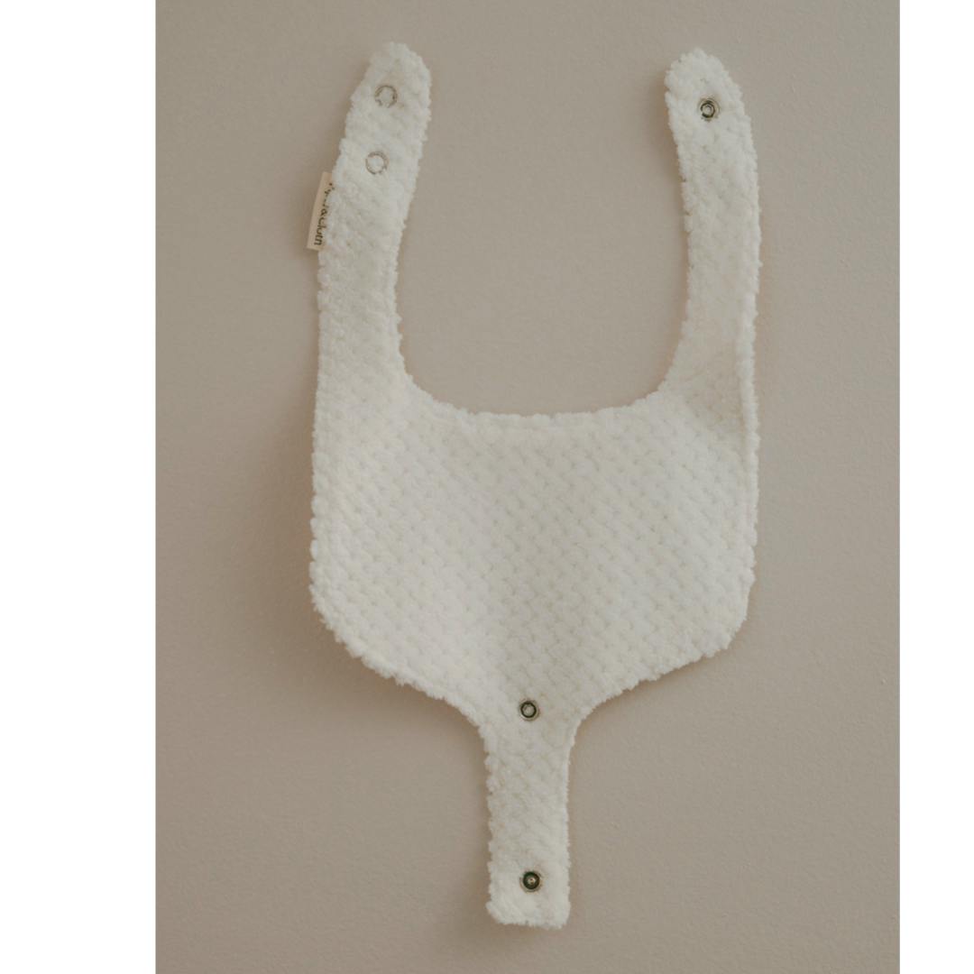 Soothe & Snap Pacifier Bib- Rosemilk Bloom