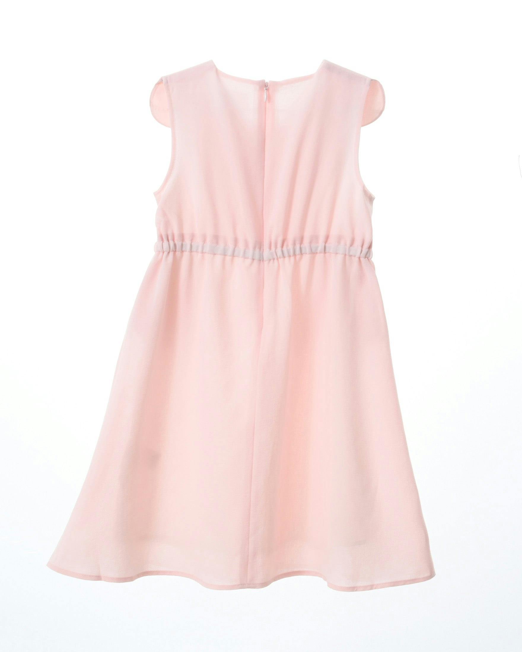 Colette dress (blush-pink/black)