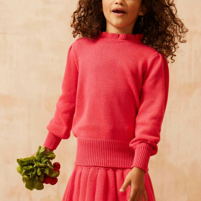 Pleated Tennis Skirt | Raspberry