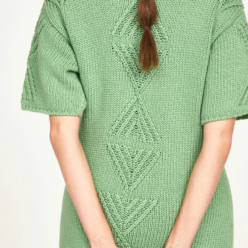 Osaka Short Dress, Green