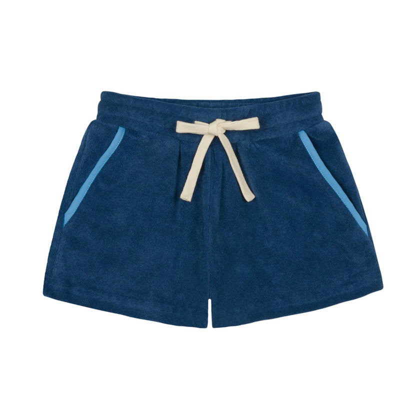 boys newport navy french terry short