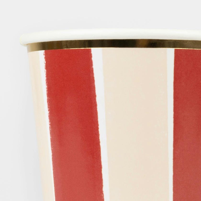 Fall Stripe Cups
