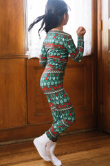 Kids So Soft Pajama Set in Alpine Noel