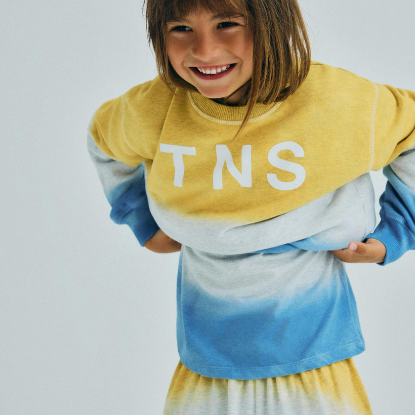 Tie Dye Sweatshirt Mimosa Yellow