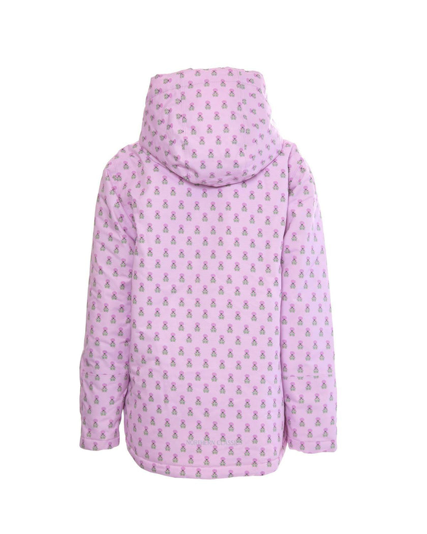 Kids Winter Coat in Pink Marigold
