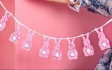 Confetti Bunny Acrylic Garland