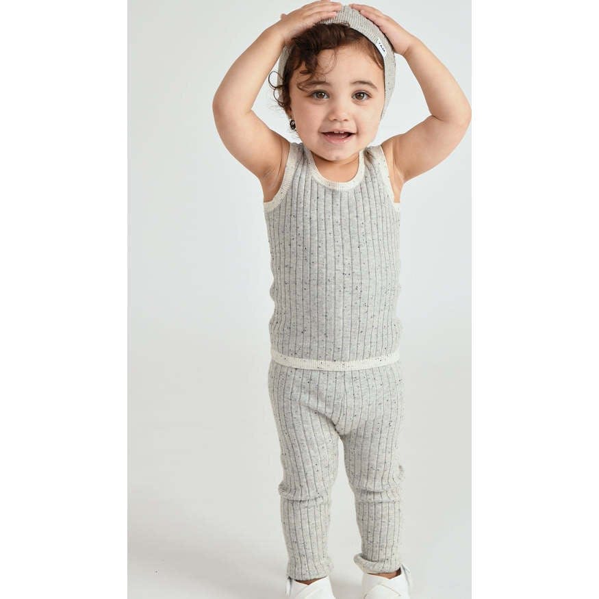 Baby Hug Me Ribbed Contrast Trim Tank Top