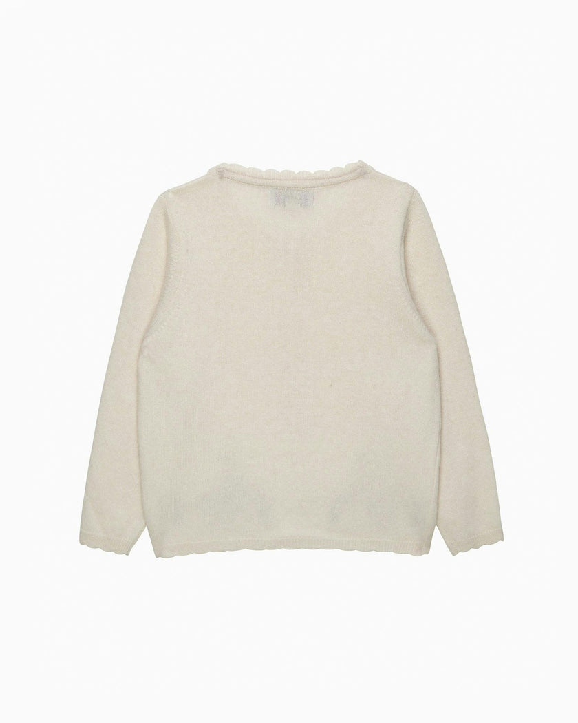Bunny Cardigan in Winter White