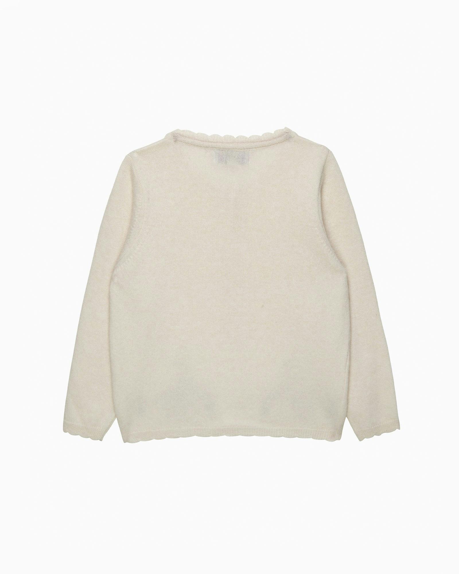 Bunny Cardigan in Winter White