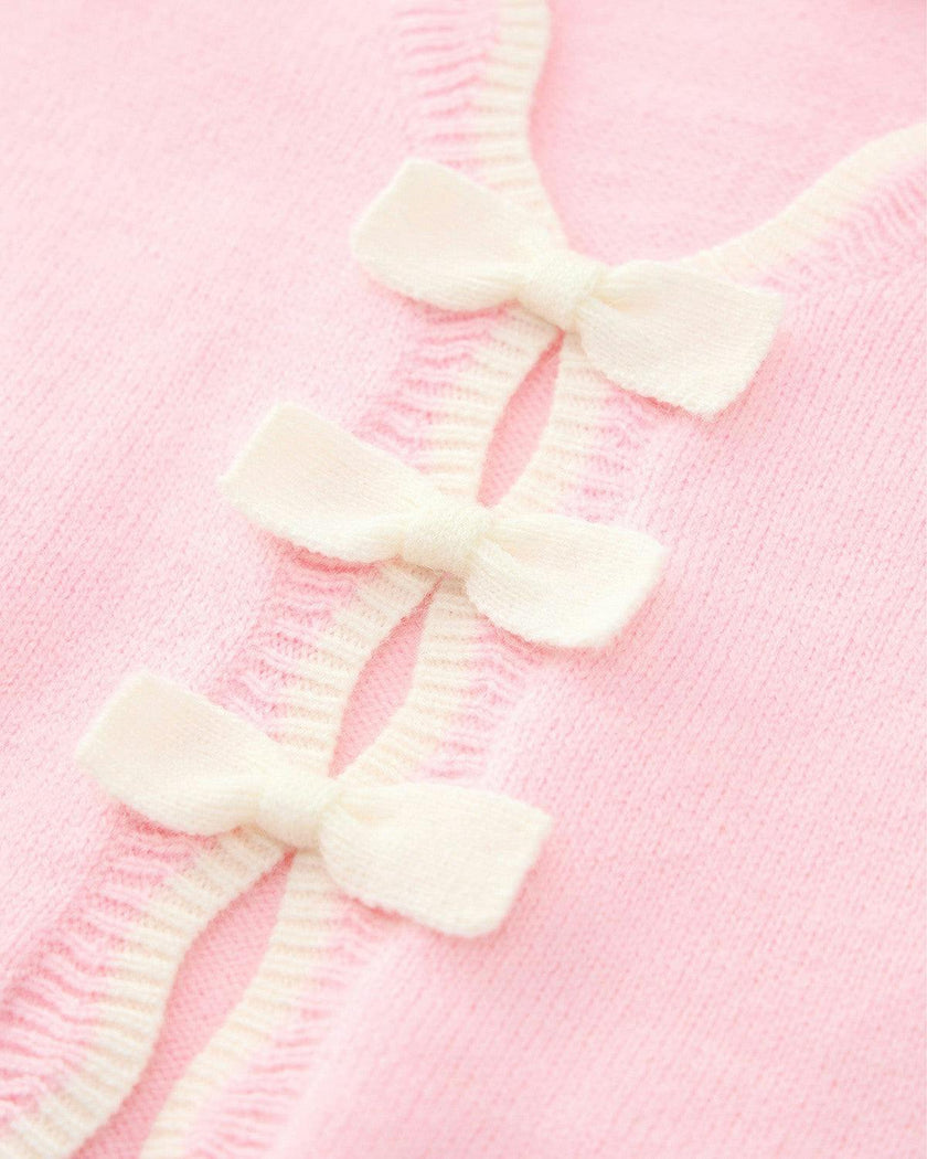 Carla Knit Cardigan, Pink
