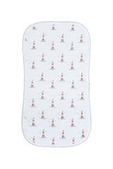 Lighthouse Print Burp Cloth