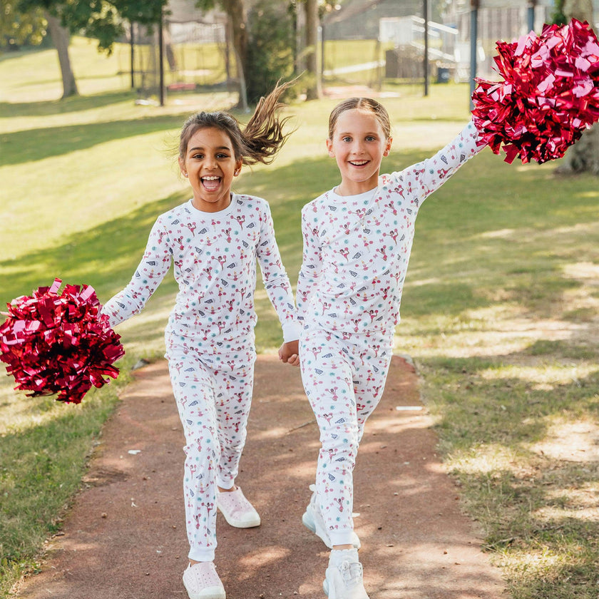 The Organic Long Sleeve Pajama Set [Cheer]
