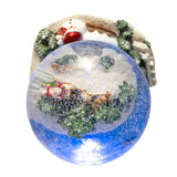 Kurt Adler 100MM Musical Santa, Snowman & Tree Snow Globe