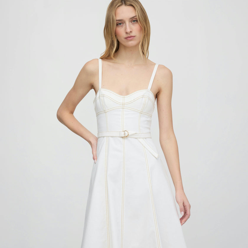 The Fiona Dress - Off White