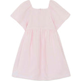 TARTINE ET CHOCOLAT Embrodiered Linen Flutter Dress