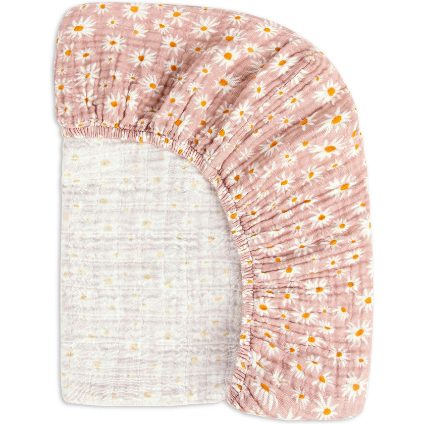 Organic Muslin Cotton Crib Sheet