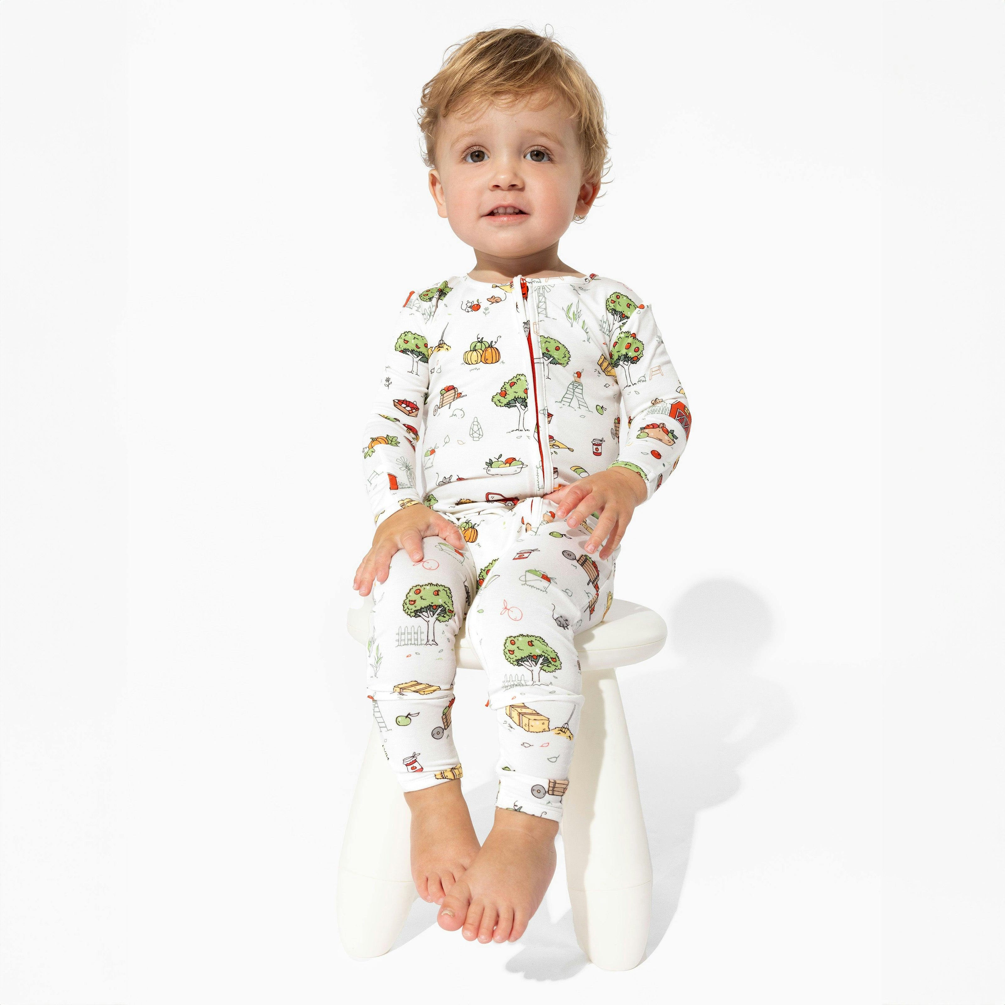 Fall Vibes Bamboo Convertible Footie