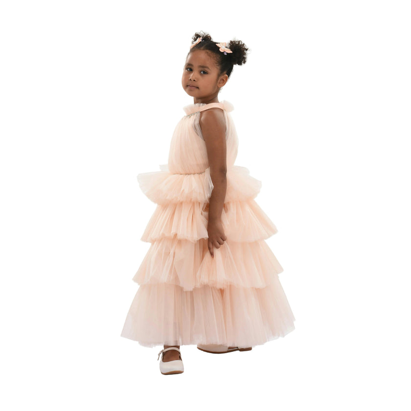 Peach Francesca Dress