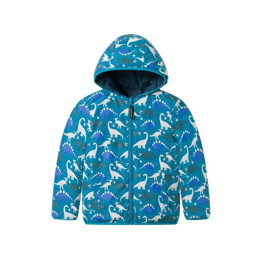 Reversible Color-Changing Puffer Jacket | Dino Adventure