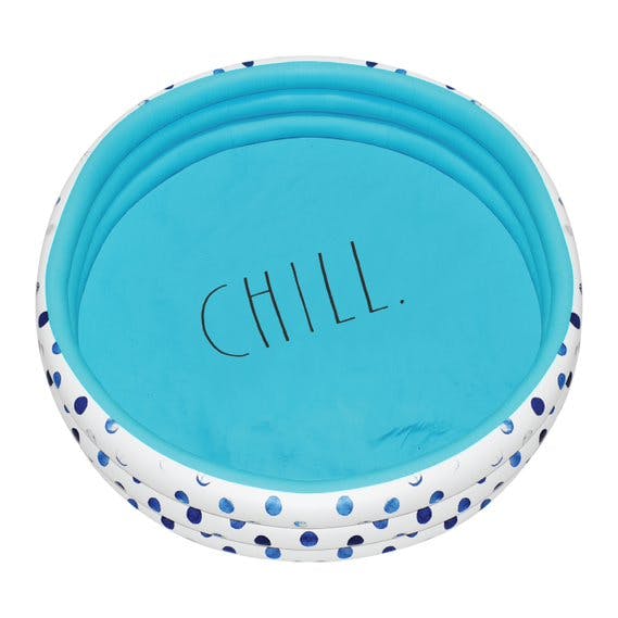 Mini Pool with Indigo Polka Dots