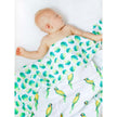 Organic Muslin Four-Layer Reversible Snug Blanket