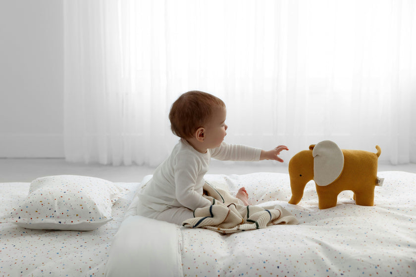 DH Terrazzo 3 Piece Crib Set in Pouch