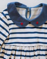 Marina Romper in Navy Stripe